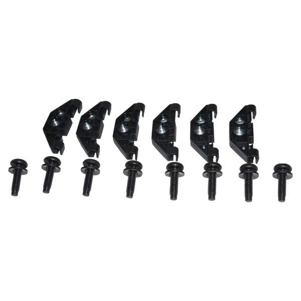 Crown Automotive HARD TOP HARDWARE KIT, INCLUDES 6 RETAINERS AND 8 SCREWS 55397093K8